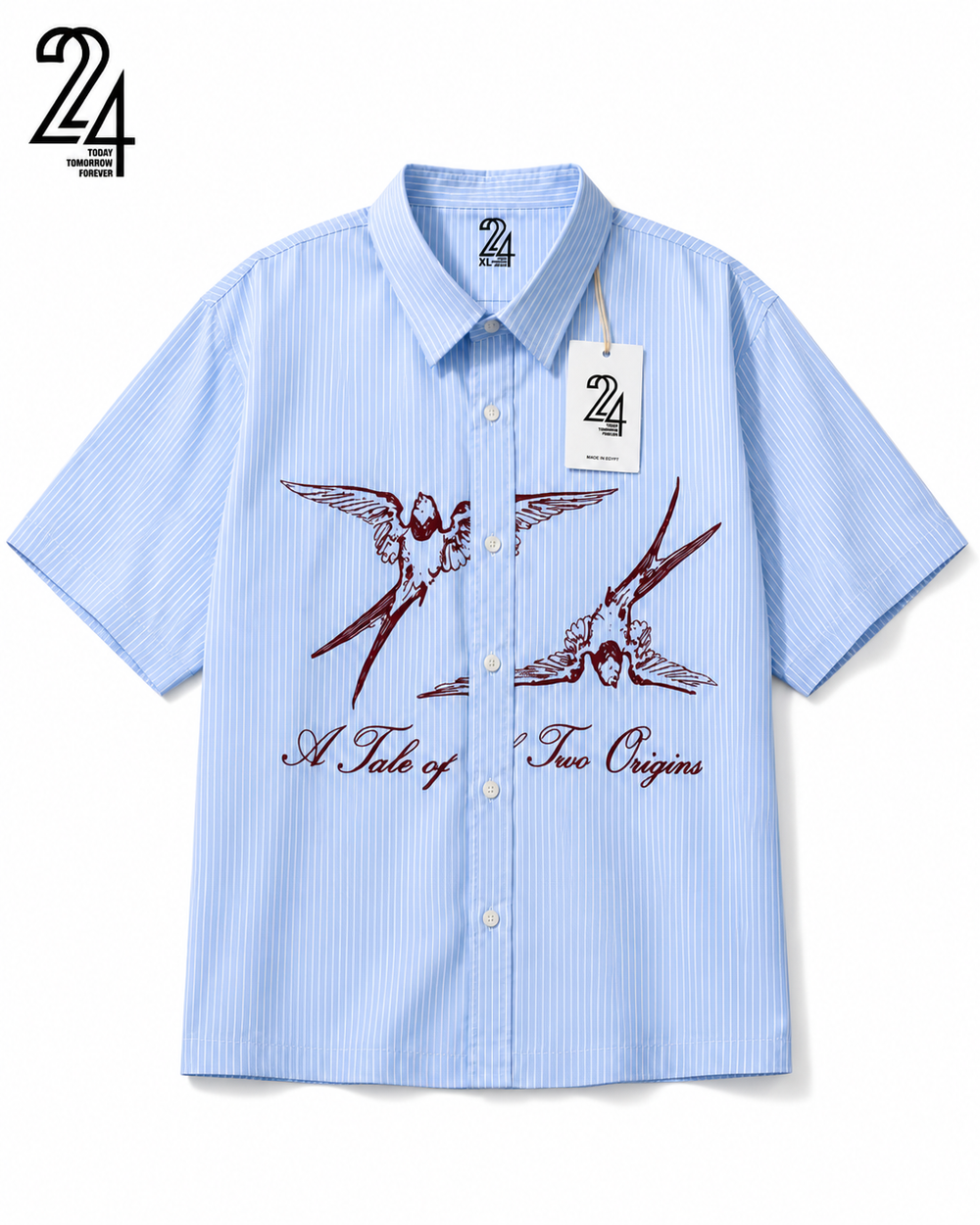 224 Striped Boxy Fit Shirt